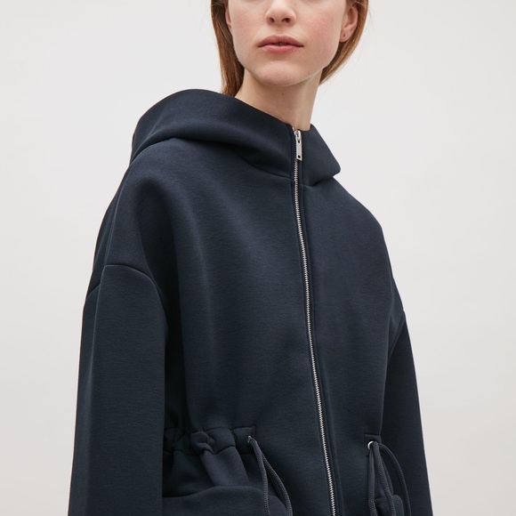 Nwot Cos Drawstring Scuba Coat 